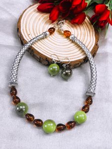 German Silver Trunks Princess Necklace