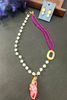Elegant Onyx and Rose Quartz Necklace
