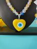 Mystic Yellow Eye Pendant Necklace