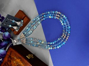 Regal Mermaid Aura Bead Necklace
