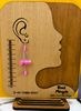 Teardrop Rose Quartz Pendant Necklace with Mermaid Beads