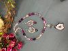 Statement Pendant With Artistic Multi-Shaded Gemstone Necklace