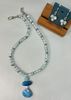 Elegant Blue Gemstone Pendant Necklace