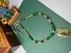 Elegant Jasper Pendant Necklace with Unique Bead Design