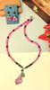 Elegant Jade Quartz Necklace with Artistic Pendant