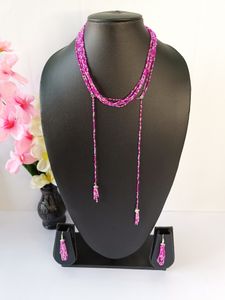 Fashion-Forward Multi-Strand Hydro Quartz Necklace