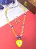 Mystic Yellow Eye Pendant Necklace