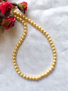 Elegant Single-Line Pearl Mala