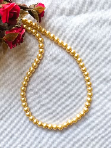 Elegant Single-Line Pearl Mala